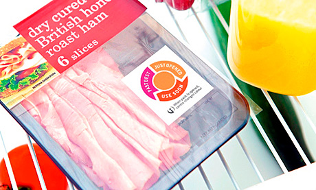 A label from Insignia Technologies tells you how long food packaging has been open, and can be incorporated in plastic film.