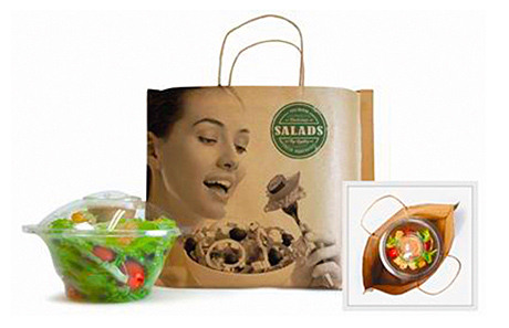 Film-lined bags for tortillas