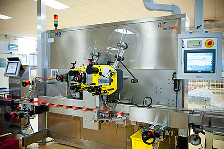 Taking control of identification The PES integrates all packaging lines with the ERP, supporting product traceability.