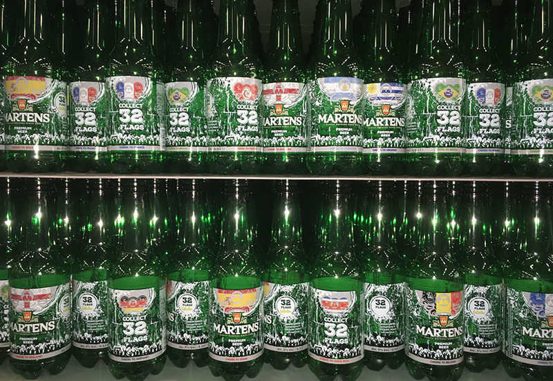 Brewery shows its bottle for the World Cup