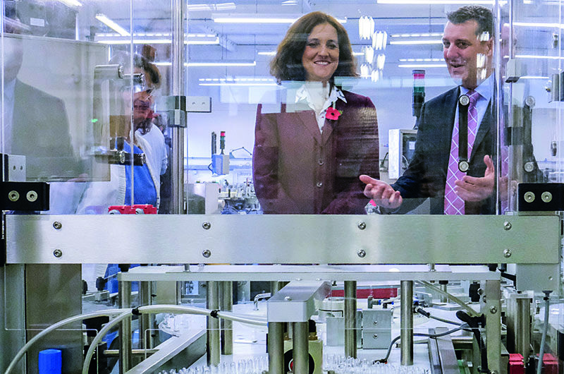 MP visit helps mark Newman Labelling celebration