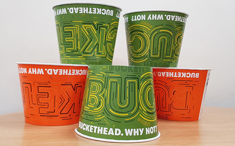 Cricket sponsor bowled over by non-plastic food bucket