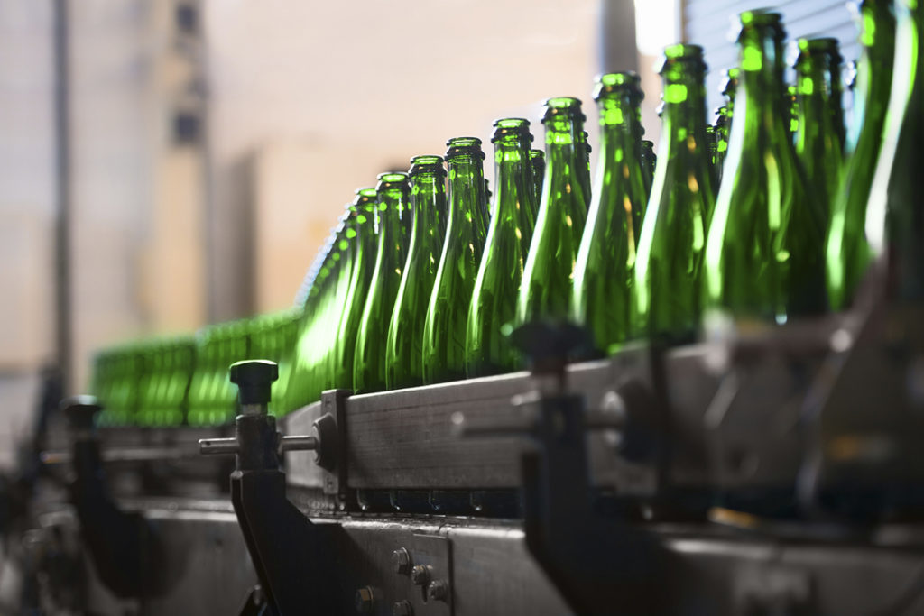 DRS could have ‘catastrophic’ consequences for glass sector, trade body warns Glass bottles on production line