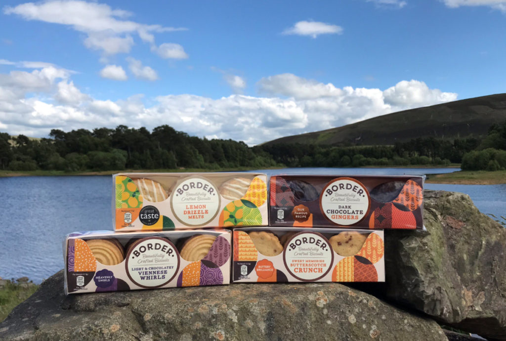 Biscuit firm bordering on plastic free packaging borders biscuits