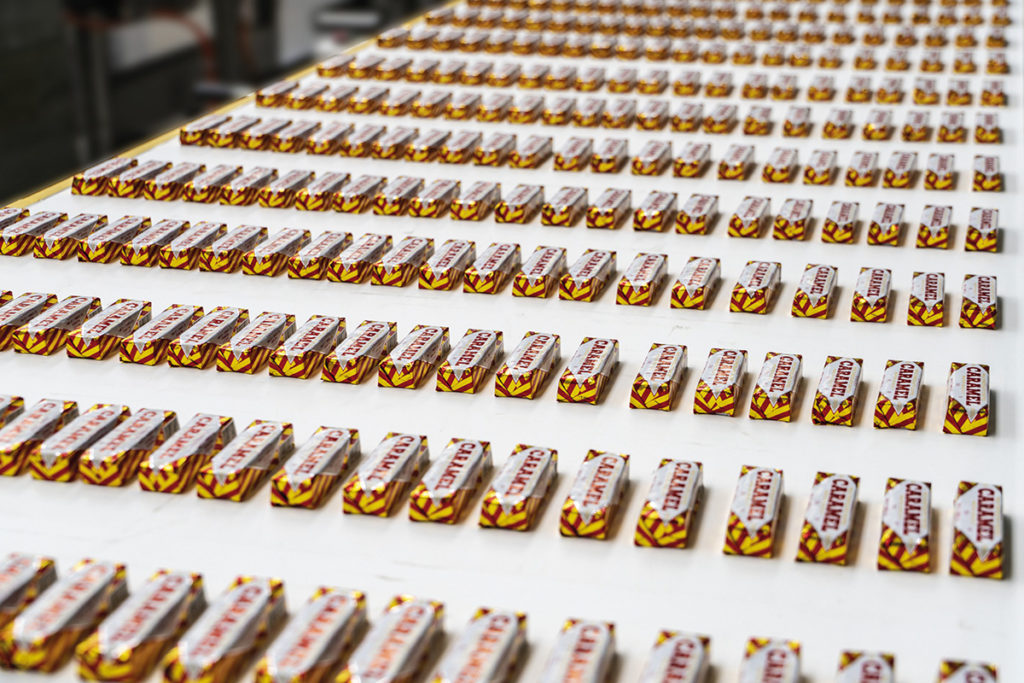 Tunnock's Caramel Wafers on Bosch Packaging system