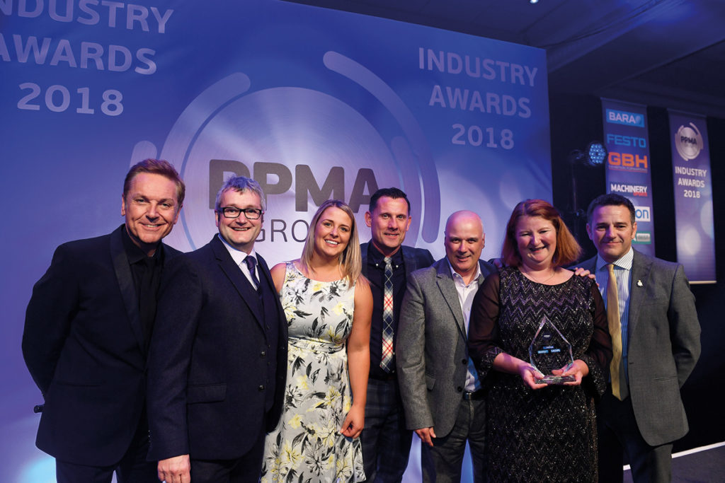 STEM focus helps bring engineering r-Evolution! Brian Conley And Evolution at PPMA Group Industry Awards PPMA Best Award