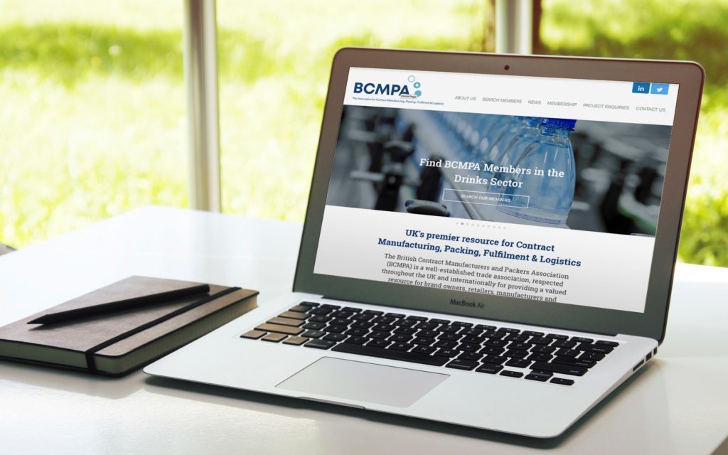 laptop loaded to BCMPA website