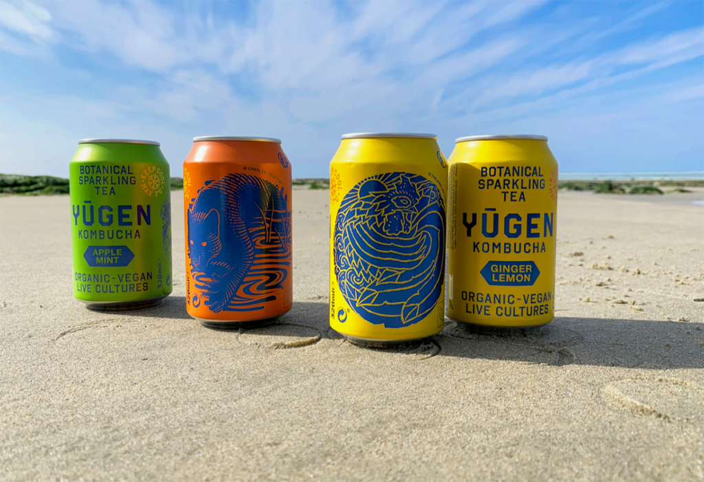 Having a Ball: fermented tea drink brand opts for cans YUGEN kombucha cans