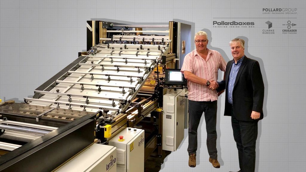 Pollard confirms £200,000 machinery investment Two men standing in front of machinery