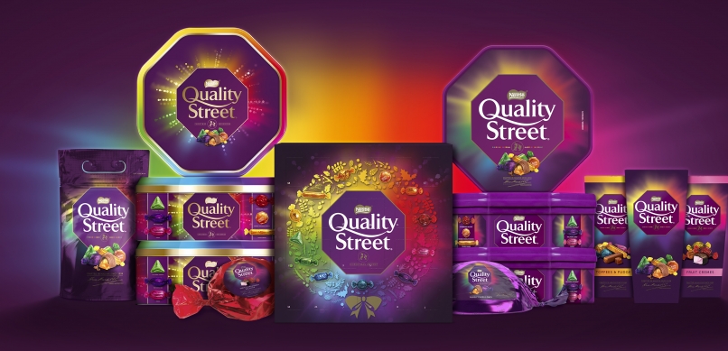 quality street packaging relaunch