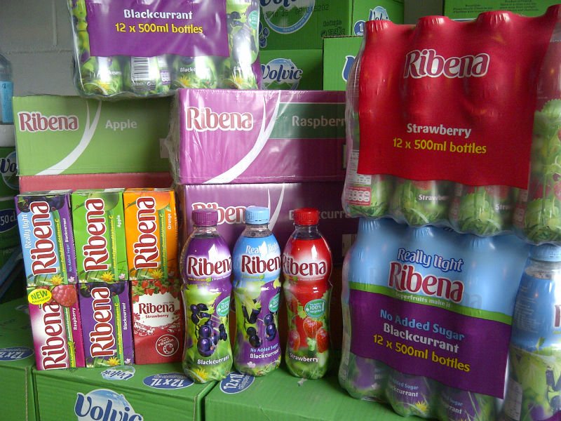 ribena packaging