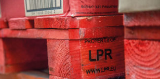 red lpr pallet