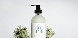 white soap bottle