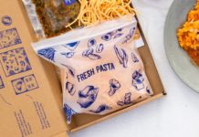 Fresh pasta delivery company unveils new compostable packaging