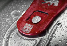 Macsa’s laser marking systems help meet green supply chain management goals lid of a can with QR code on it