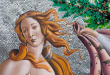 Lidl unveils Glasgow mural made from over 30,000 bottle caps