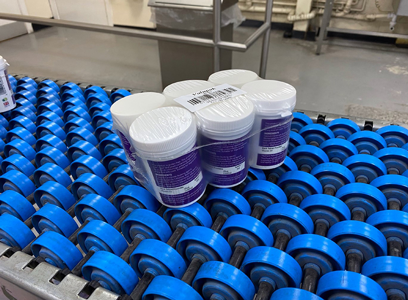 Yorkshire Packaging Systems shrink wrap line