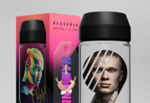 Aquafigure water bottle