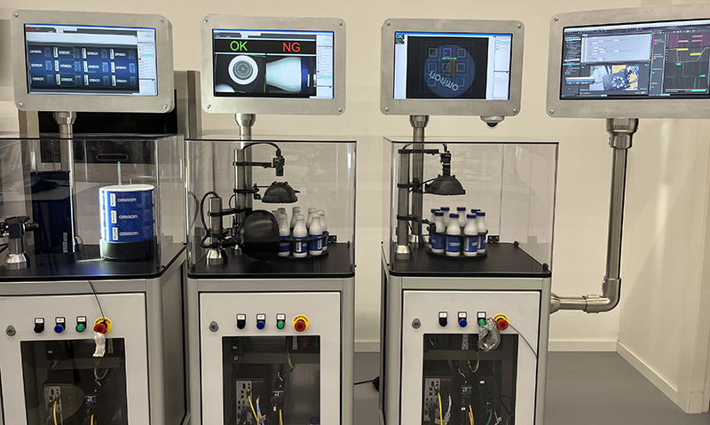 OMRON Digimarc demo machine