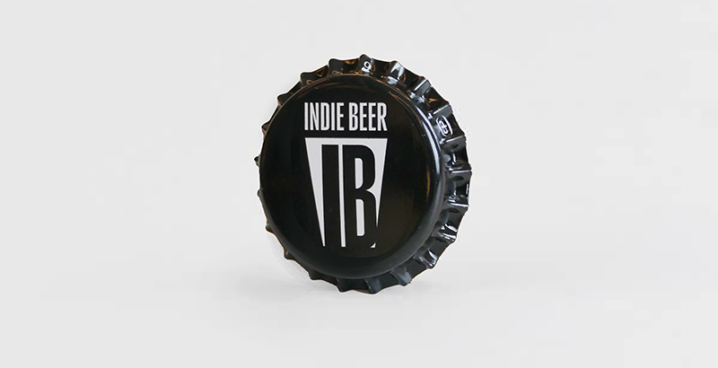 Indie Beer-branded crowns