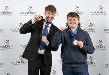 Top robotics talent celebrated at WorldSkills UK finals Aled Gore and Morgan Leyshon