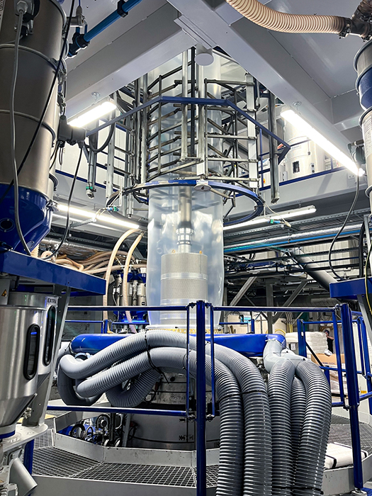 Coveris nine-layer blown extrusion line