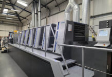Carton manufacturer presses ahead with investment plans Falconer's Heidelberg Speedmaster XL 75-6+L press