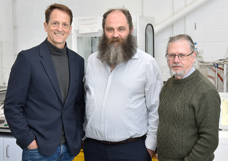 CEO Christian Kemp-Giffin and co-founders Dr David Hepworth and Dr Eric Whale