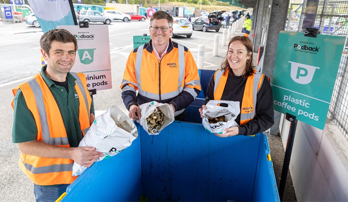 Podback coffee pod recycling service