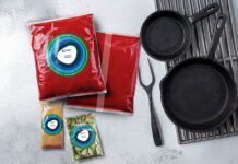 Amcor launches ‘recycle-ready’ pouches for bulk foodservice products Amcor Liquiflex® AmPrima® pouches
