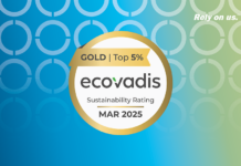 EcoVadis Gold rating