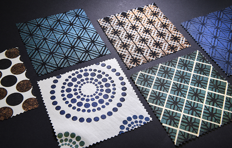 Cellulose-based colourant textile samples