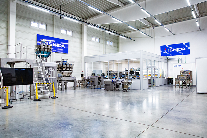 Demo area in Ishida facility