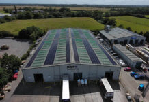Corrugated manufacturer hails impact of solar panel installation Solar panels on packaging manufacturing factory