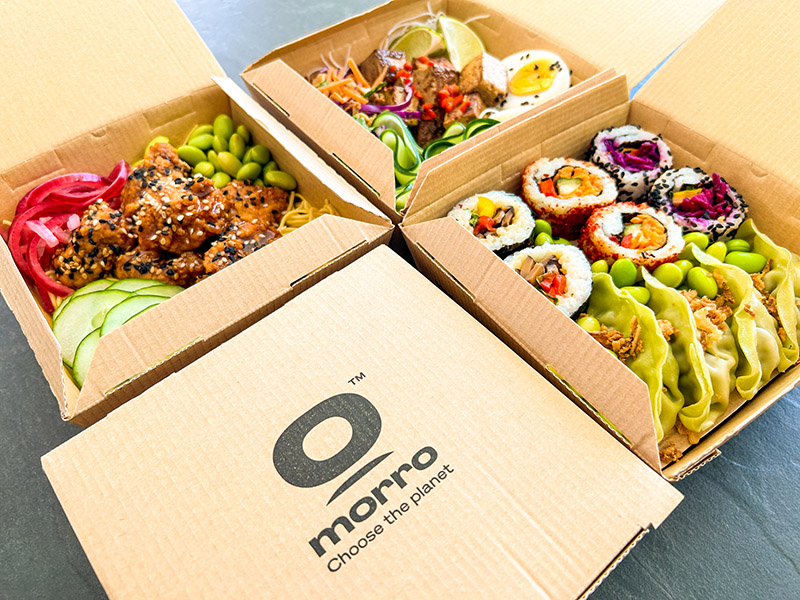 Food boxes with Morro coating