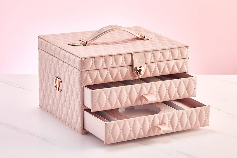 Vanity case for Charlotte Tilbury’s Pillow Talk Dreams Come True makeup kit