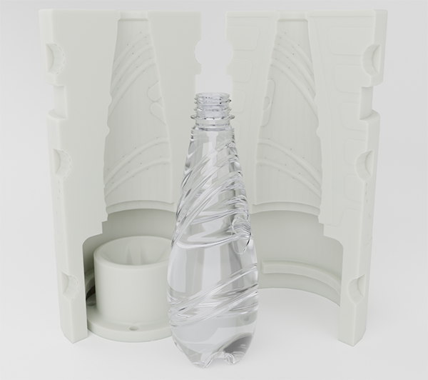 3D-printed resin mould