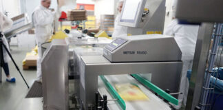Metal detection checking cheese