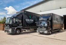 Colton Packaging lorries