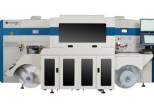 Domino N410 digital LED inkjet label press