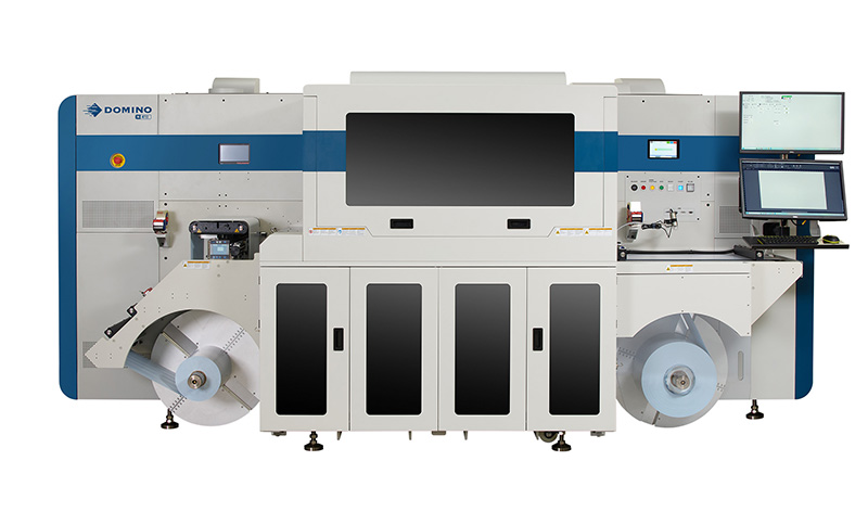 Domino N410 digital LED inkjet label press