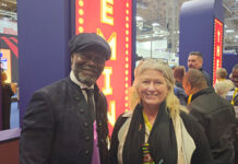 Reggae Reggae Sauce founder Levi Roots and BCMPA's Emma Verkaik