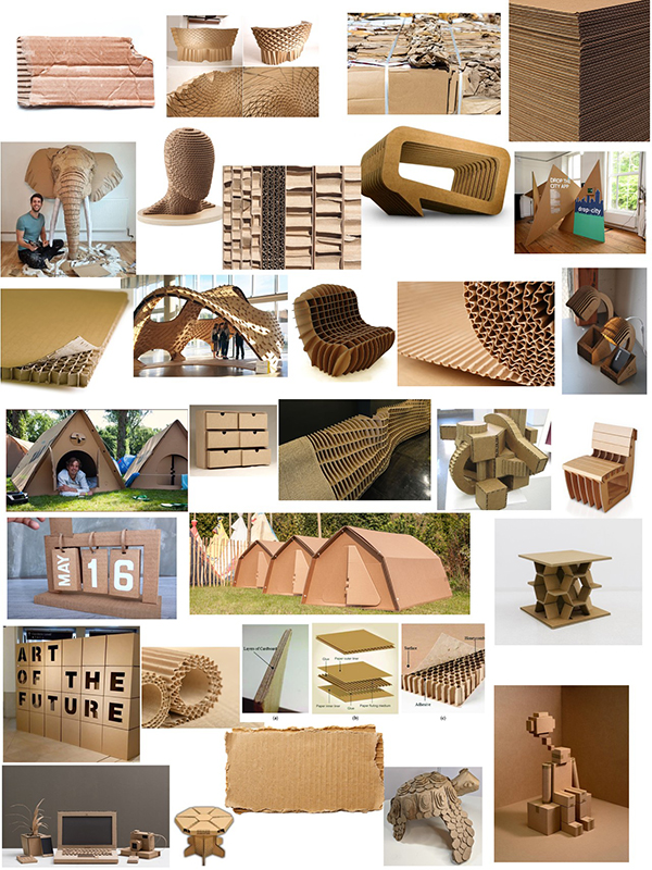 Poster for corrugated packaging competition