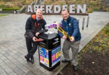 Aberdeen looks to tackle litter with new colourful bins