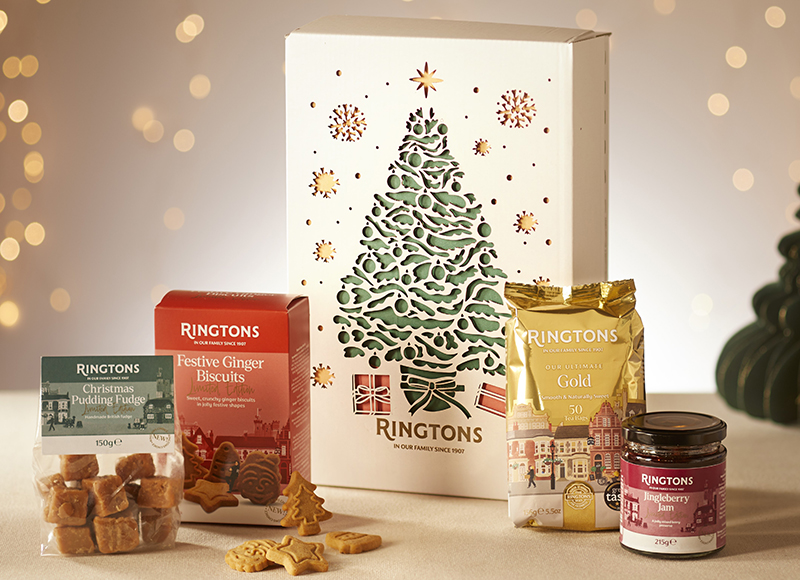 Festive gift packaging
