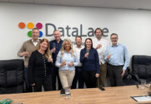 Bergman & Beving and DataLase teams celebrate acquisition