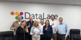 Bergman & Beving and DataLase teams celebrate acquisition