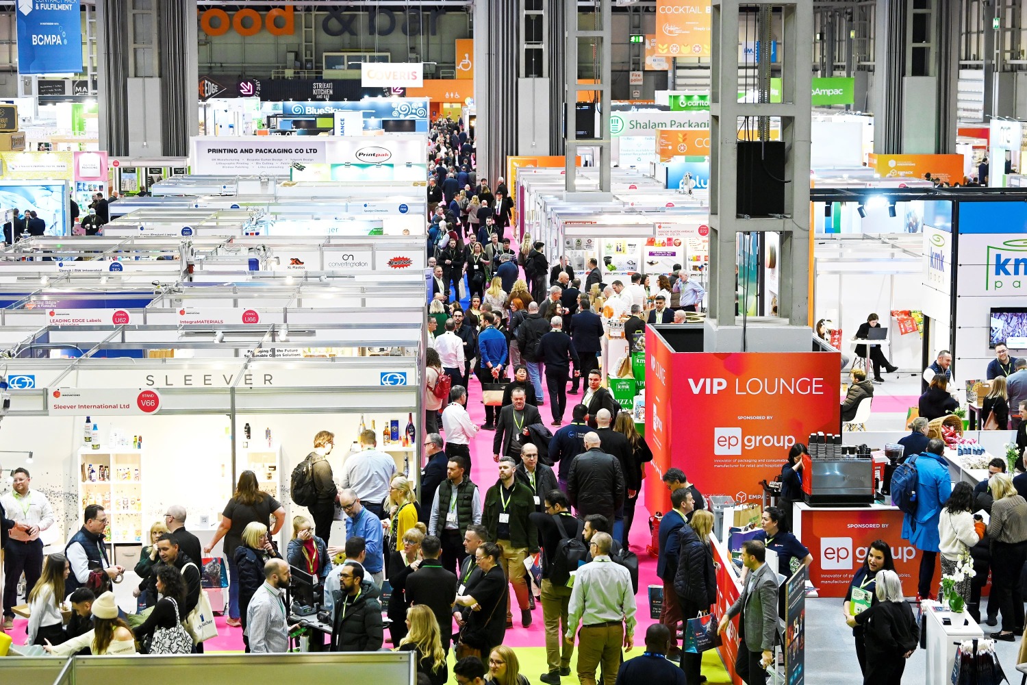 Aerial of exhibition