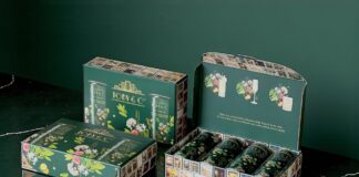 Four-can presentation pack for drinks