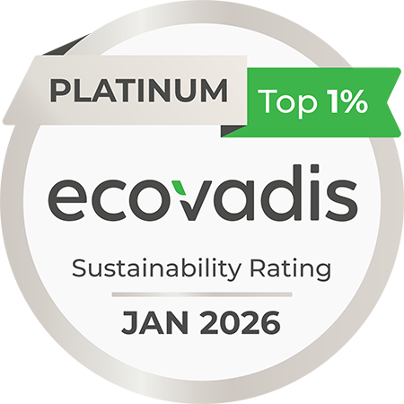 EcoVadis platinum rating logo